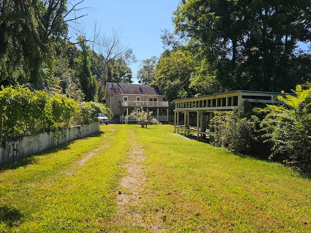 view of yard