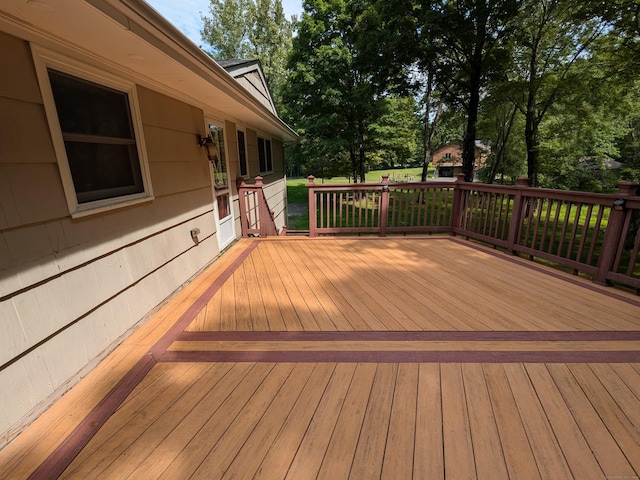 view of deck