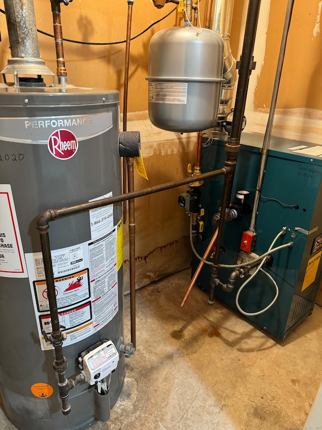 utilities with gas water heater