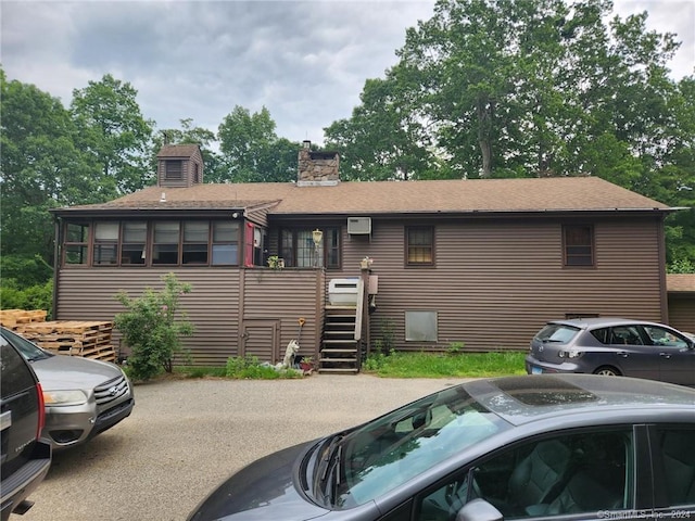 view of front of home