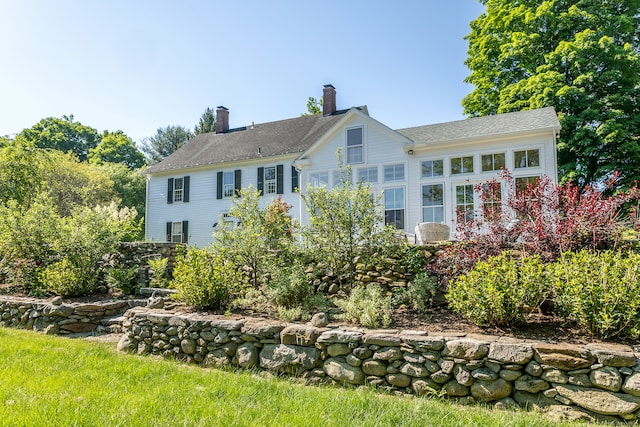 view of rear view of house