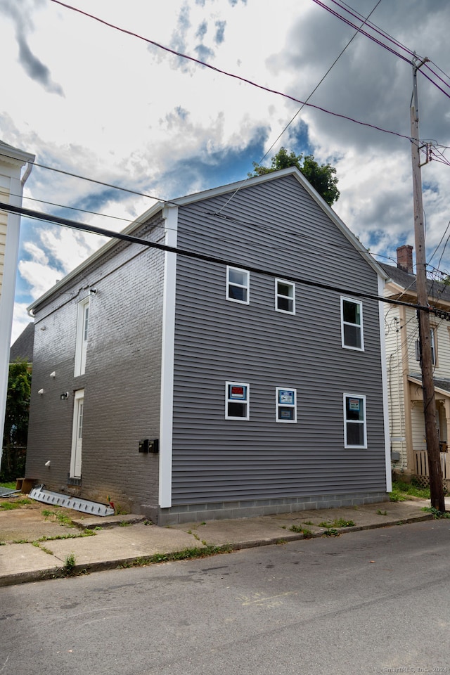 view of side of property