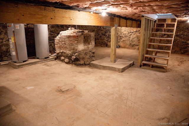 view of basement