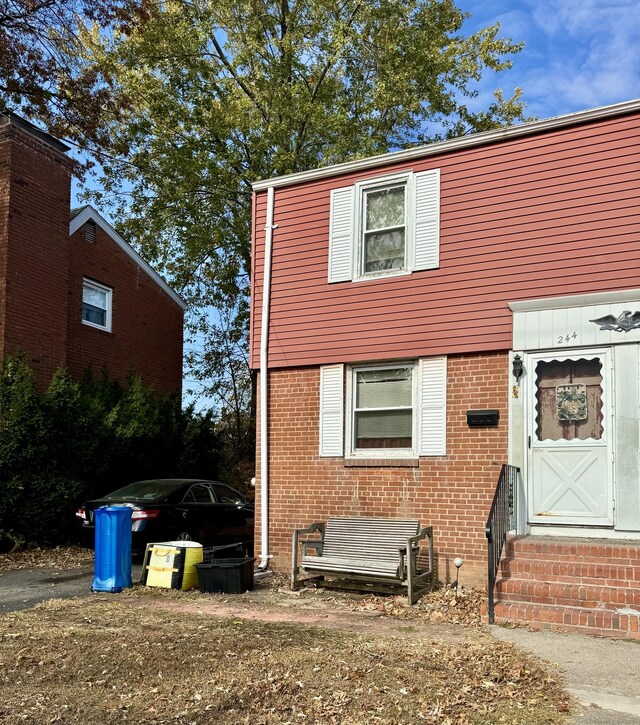 view of front of home