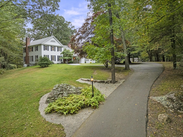 exterior space featuring a yard