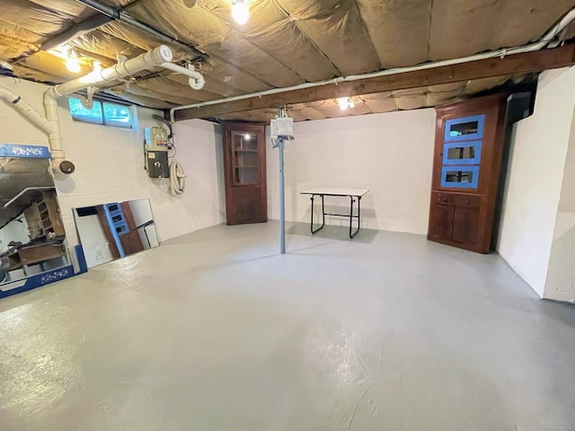 25 Old Middle Rd, Brookfield, CT 06804 - below grade area featuring concrete block wall