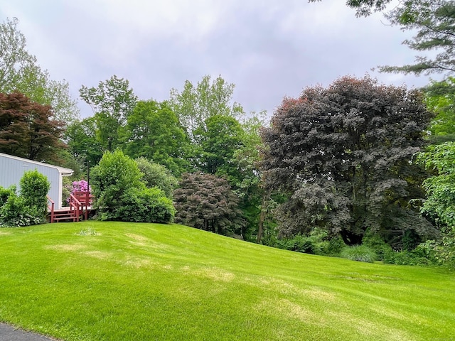 25 Old Middle Rd, Brookfield, CT 06804 - view of grassy yard with a deck