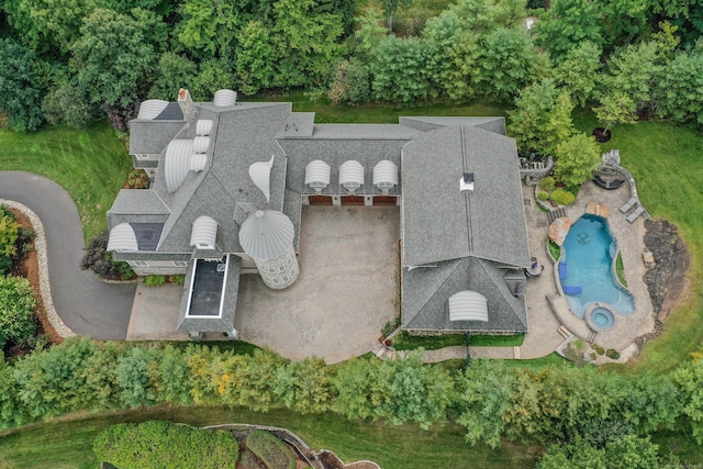 162 Balfour Dr, West Hartford, CT 06117 - aerial view of property's location with a pool area