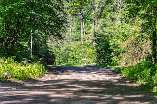 view of road