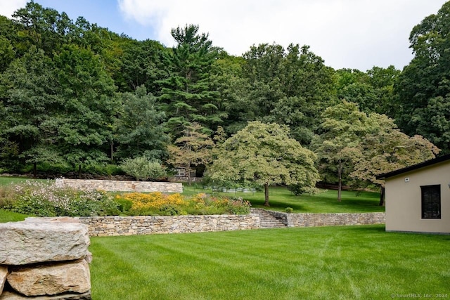 89 Under Mountain Rd, Canaan, CT 06031 - view of grassy yard with a view of trees