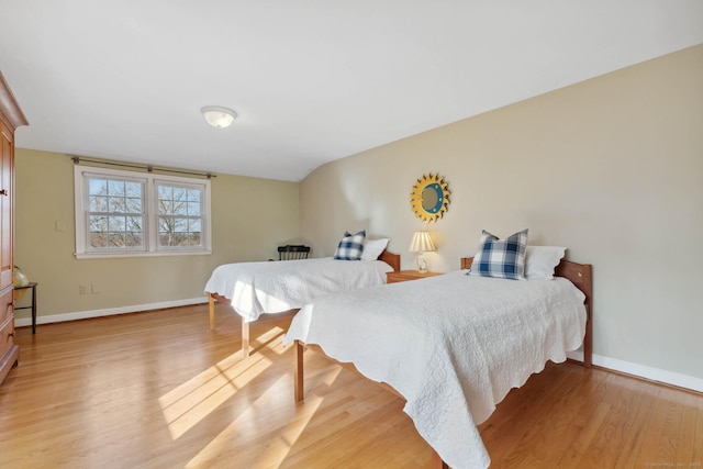 bedroom featuring hardwood / wood-style floors