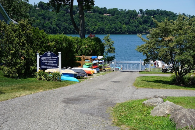 property view of water