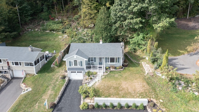 drone / aerial view