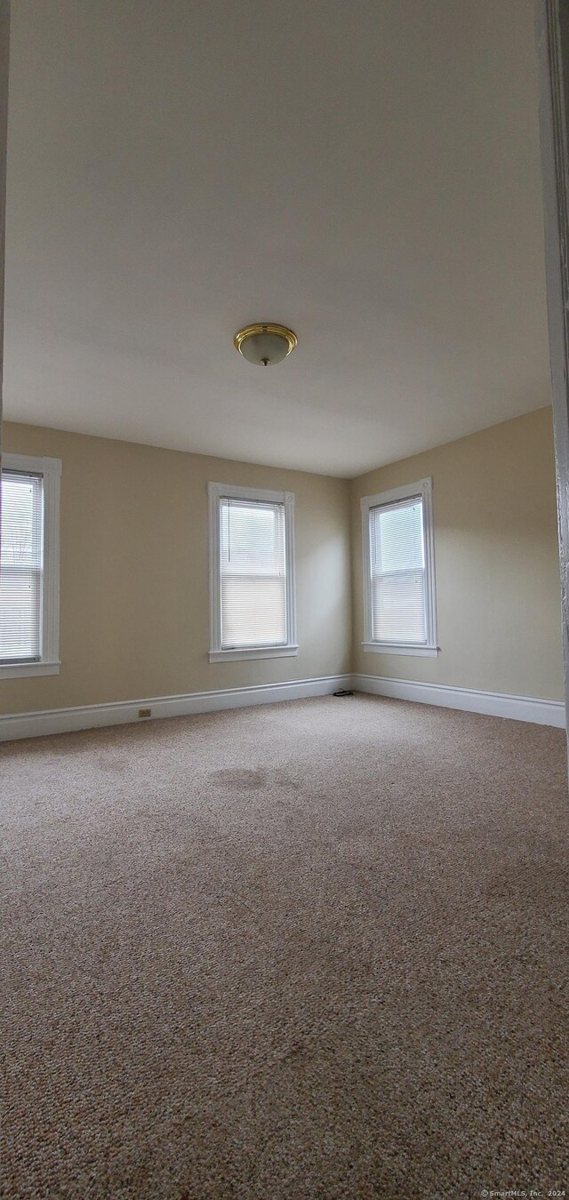 carpeted spare room with a healthy amount of sunlight