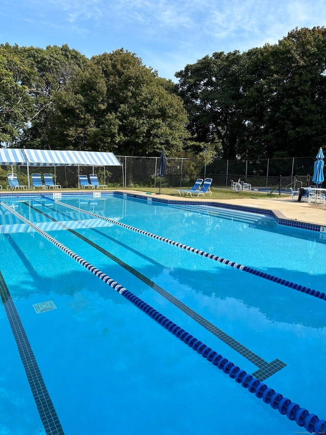 view of pool