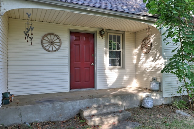 view of entrance to property