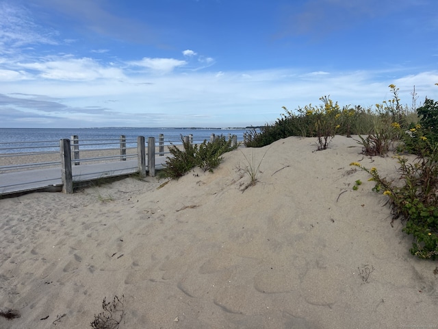 water view featuring a view of the beach