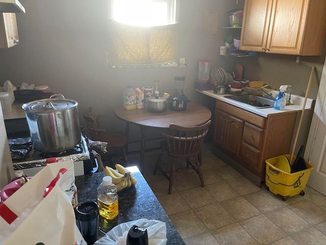 kitchen with extractor fan and sink