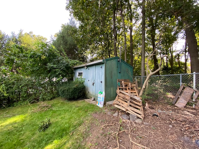 view of outbuilding