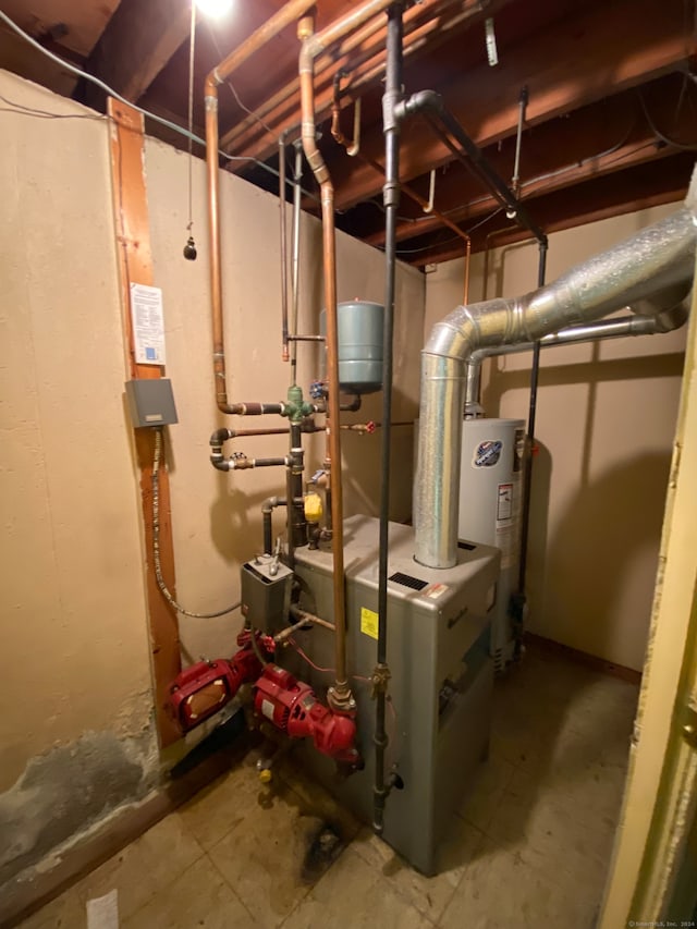 utilities with gas water heater