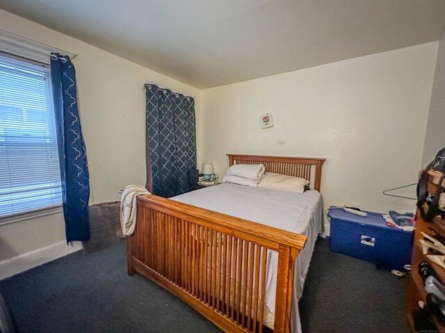 bedroom with carpet floors