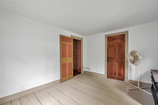 interior space with wood-type flooring