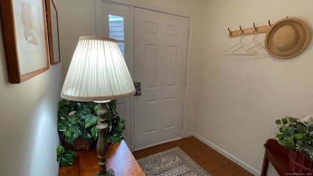 entryway featuring tile patterned floors