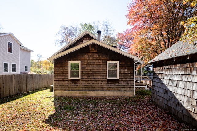 view of side of property