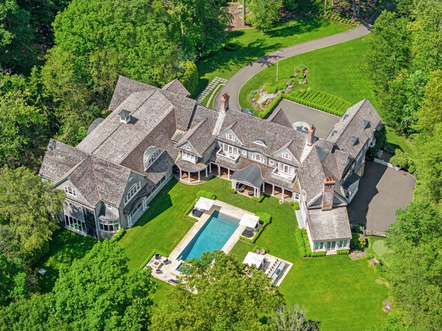 9 Cowdray Park Dr, Greenwich, CT 06831 - bird's eye view