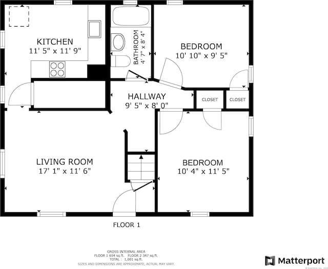 23 Nassau Cir E, Hartford, CT 06118 - view of property floor plan