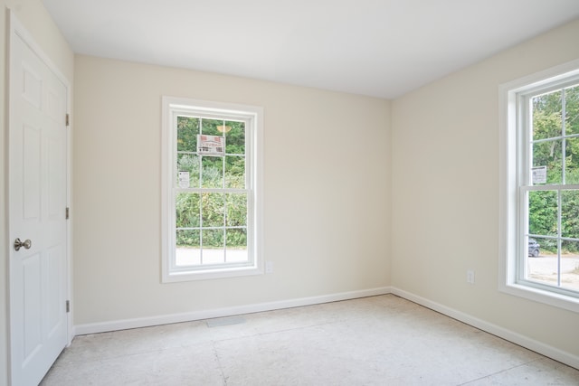 view of empty room