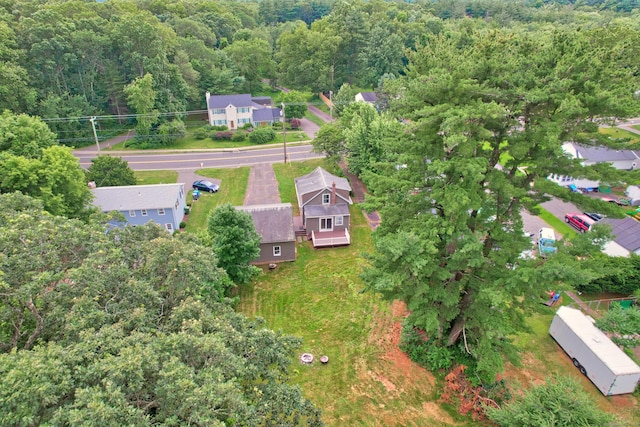 251 Stevens St, Bristol, CT 06010 - drone / aerial view of a heavily wooded area