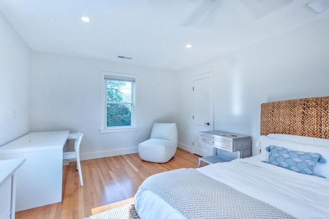 82 Thimble Island Rd, Branford, CT 06405 - bedroom featuring light wood-style floors and recessed lighting