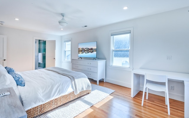 82 Thimble Island Rd, Branford, CT 06405 - bedroom featuring wood finished floors and recessed lighting