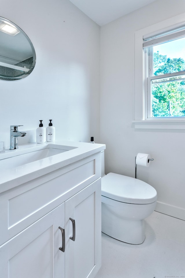 82 Thimble Island Rd, Branford, CT 06405 - bathroom with vanity and toilet