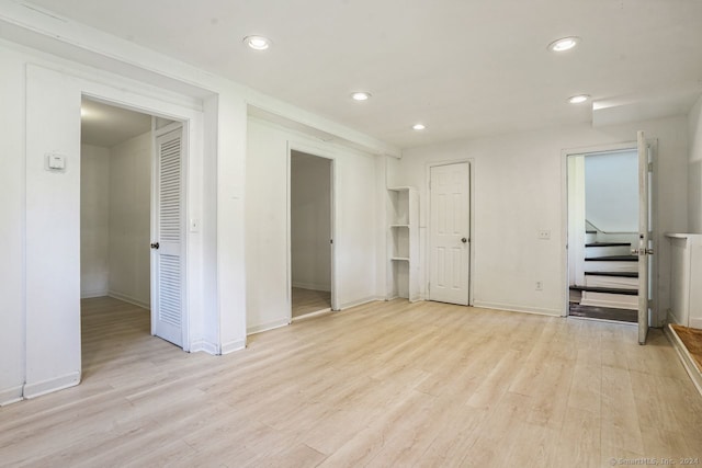 interior space featuring light hardwood / wood-style flooring