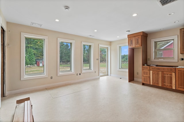 view of unfurnished living room