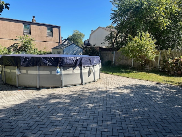 exterior space with a patio