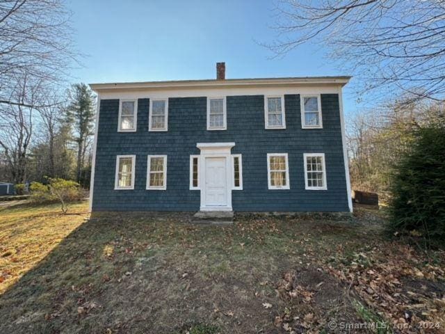 5 Balance Rock Rd, Hartland, CT 06027 - colonial-style house with a chimney