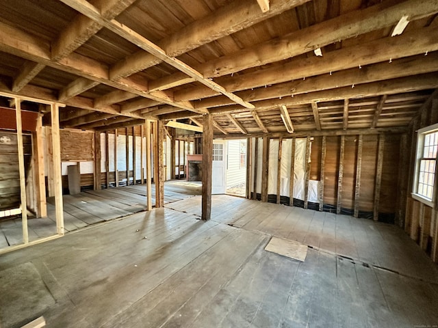 27 Middle Quarter Rd, Woodbury, CT 06798 - miscellaneous room with hardwood / wood-style flooring
