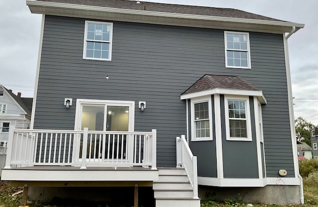 view of rear view of house