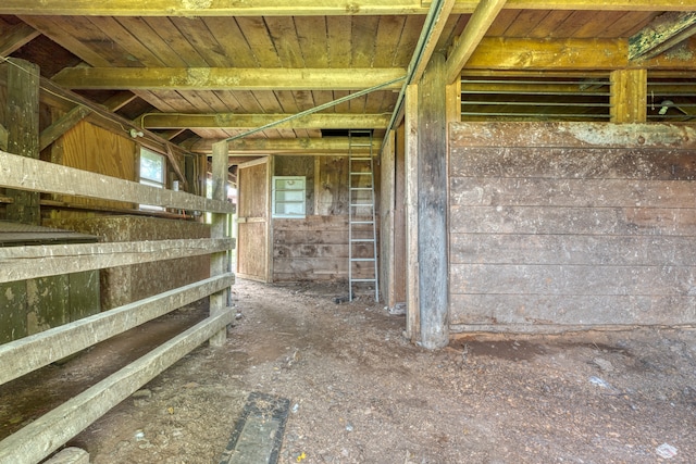 view of stable