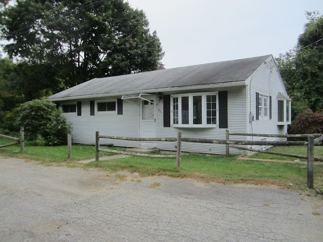 view of ranch-style home