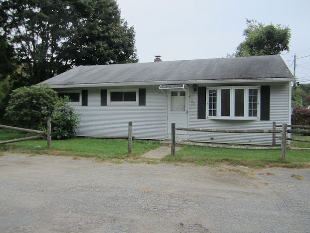 view of ranch-style home