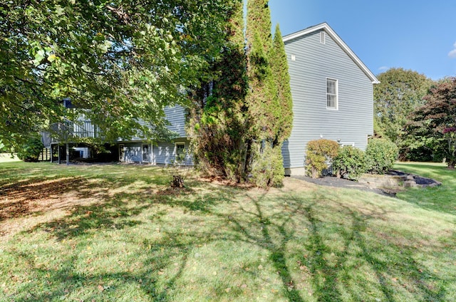 exterior space featuring a yard