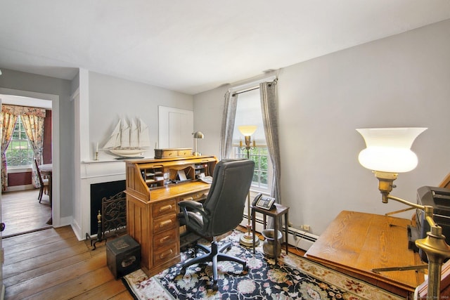 66 Artillery Rd, Middlebury, CT 06762 - home office with hardwood / wood-style flooring