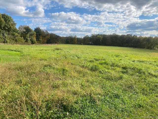 view of landscape featuring a rural view