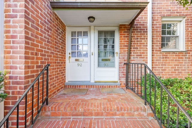 view of entrance to property