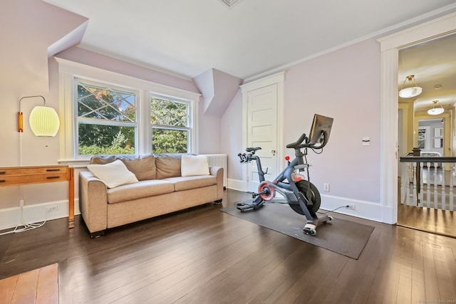 147 Old Church Rd, Greenwich, CT 06830 - living room with wood-type flooring and baseboards
