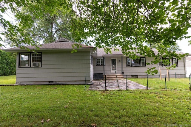 161 Dale Rd, Wethersfield, CT 06109 - back of house with a patio area, crawl space, and a shingled roof